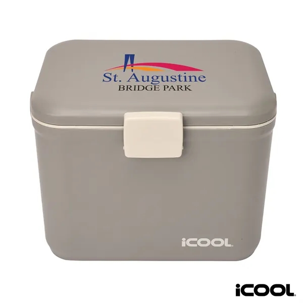iCOOL® Hale 6-Can, 5.25 Qt Hard Sided Cooler... from ASI 67866 Logomark/Valumark