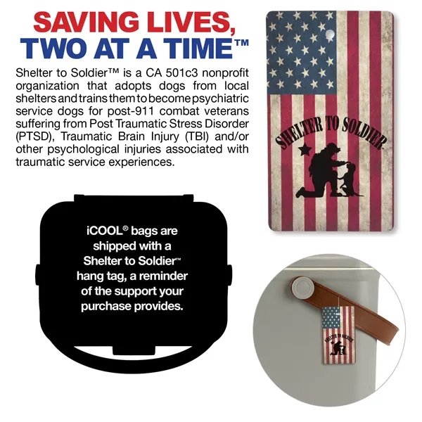 iCOOL® Hale 18-Can, 10.5 Qt Hard Sided Cooler... from ASI 67866 Logomark/Valumark