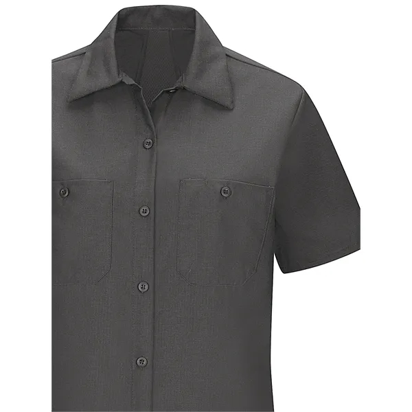 Red Kap Women's Short Sleeve Work Shirt With Mimix... from ASI 86018 Scrub Authority / Uniform Stores