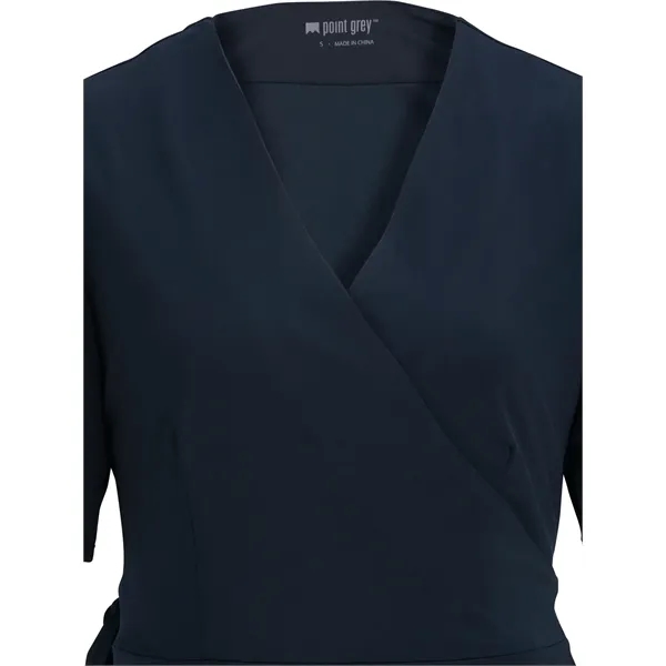 Edwards Garment - Point Grey - Women's 2-Pocket Wrap Dress... from ASI 86018 Scrub Authority / Uniform Stores