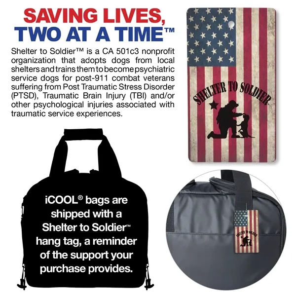 iCOOL® Estes 24-Can Duffel Cooler... from ASI 67866 Logomark/Valumark