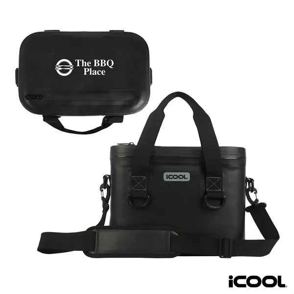 iCOOL® Teton 8-Can Waterproof Cooler... from ASI 67866 Logomark/Valumark