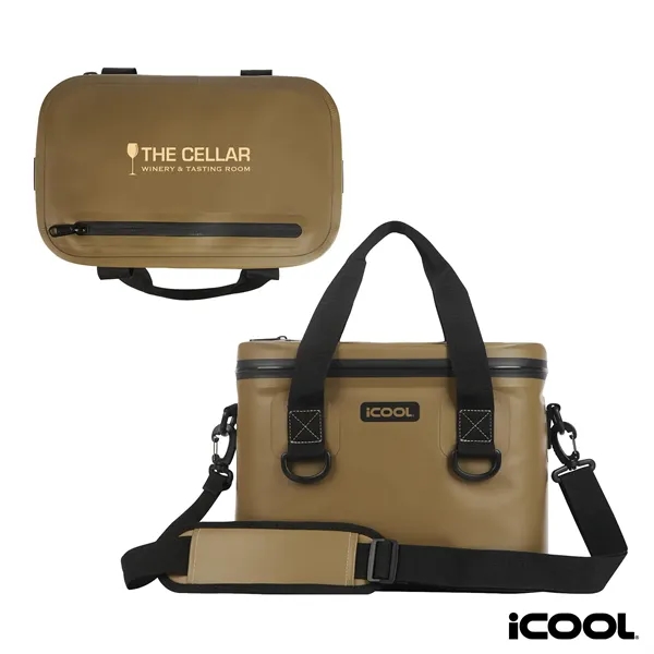 iCOOL® Teton 8-Can Waterproof Cooler... from ASI 67866 Logomark/Valumark