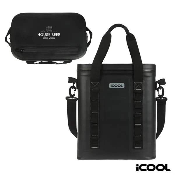 iCOOL® Teton 16-Can Waterproof Cooler... from ASI 67866 Logomark/Valumark