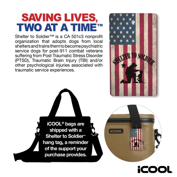 iCOOL® Teton 16-Can Waterproof Cooler... from ASI 67866 Logomark/Valumark