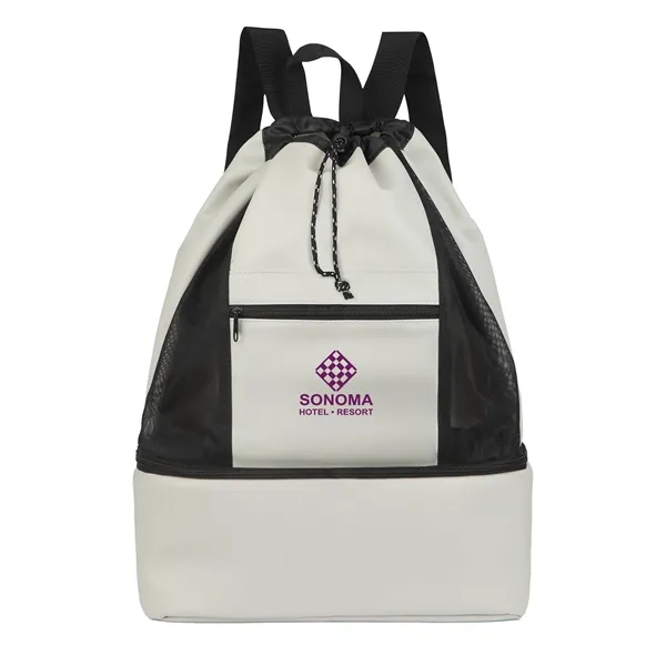 Paxton 2-in-1 Drawstring Cooler Backpack... from ASI 67866 Logomark/Valumark