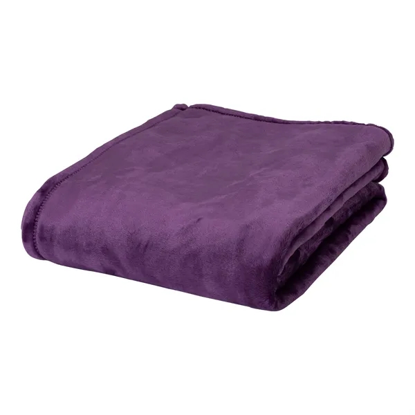 0.12" x 60" x 50" mink touch blanket; made from hypoallergenic... from ASI 67866 Logomark/Valumark