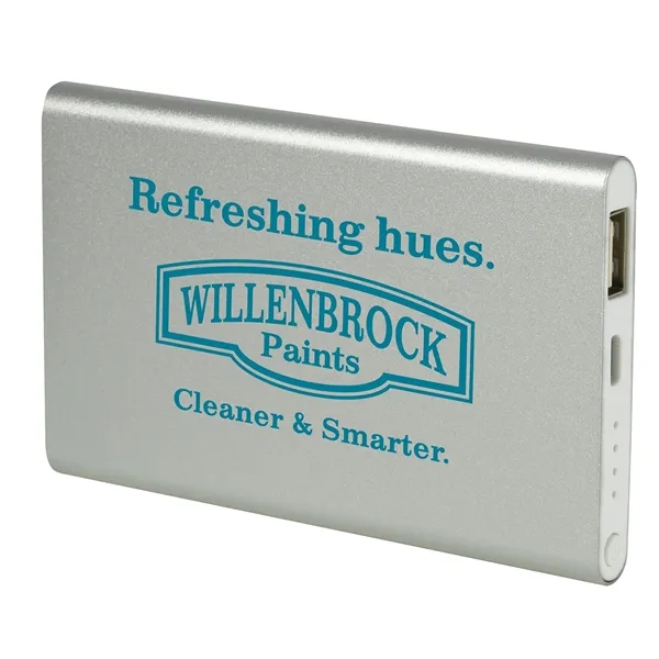 Compact Aluminum Power Bank 4000 mAh... from ASI 40480 Koozie Group / Norwood