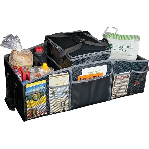 14" x 10" x 28" collapsible Optimum-III trunk organizer with removable... from ASI 67866 Logomark/Valumark