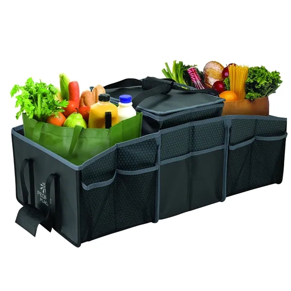14" x 10" x 28" collapsible Optimum-III trunk organizer with removable... from ASI 67866 Logomark/Valumark