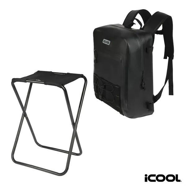 iCOOL® Teton Waterproof 20L Laptop Backpack Chair... from ASI 67866 Logomark/Valumark