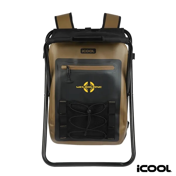 iCOOL® Teton Waterproof 20L Laptop Backpack Chair... from ASI 67866 Logomark/Valumark