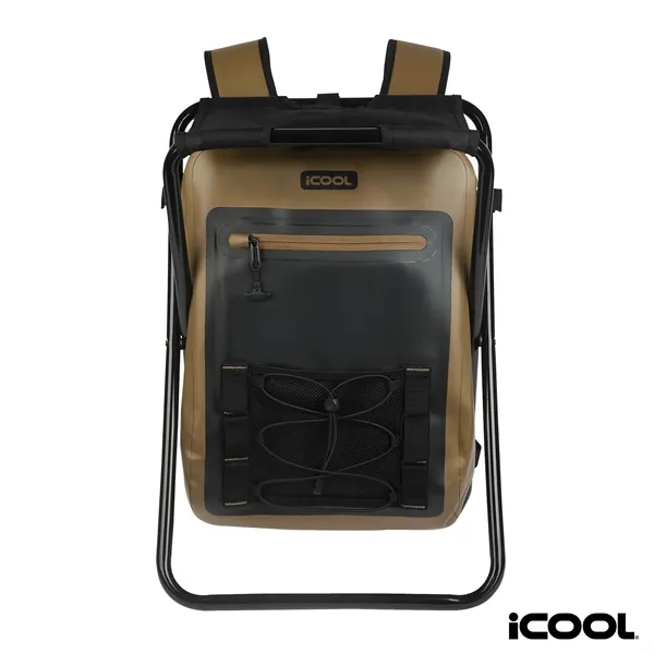 iCOOL® Teton Waterproof 20L Laptop Backpack Chair... from ASI 67866 Logomark/Valumark