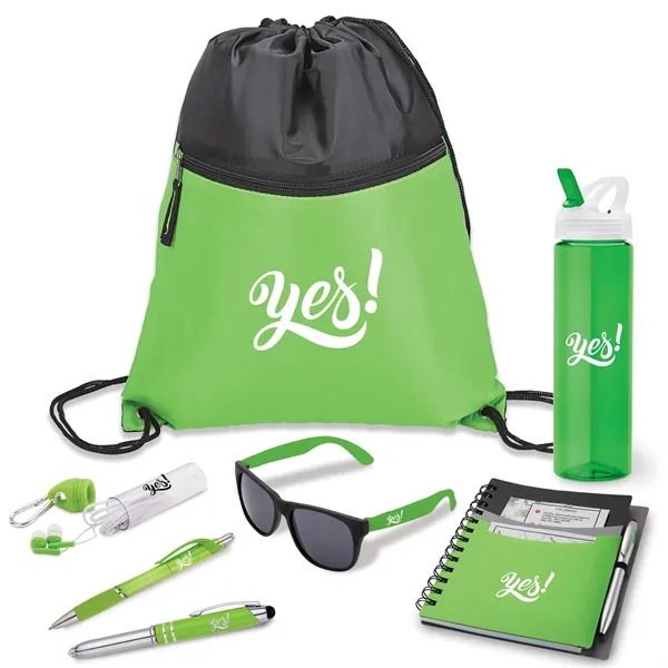 7-piece Yes kit in drawstring sports bag.... from ASI 67866 Logomark/Valumark