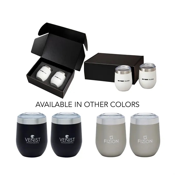 Brisbane II Two-Piece Classic Wine Tumbler Gift Set... from ASI 67866 Logomark/Valumark