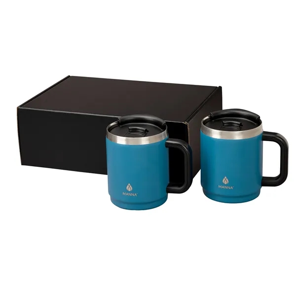 Manna™ Boulder Two-Piece Camping Mug Gift Set... from ASI 67866 Logomark/Valumark