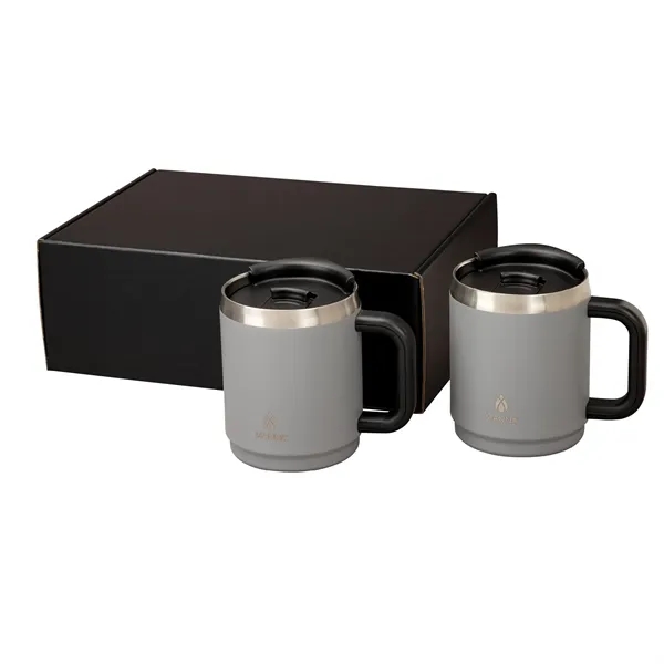 Manna™ Boulder Two-Piece Camping Mug Gift Set... from ASI 67866 Logomark/Valumark
