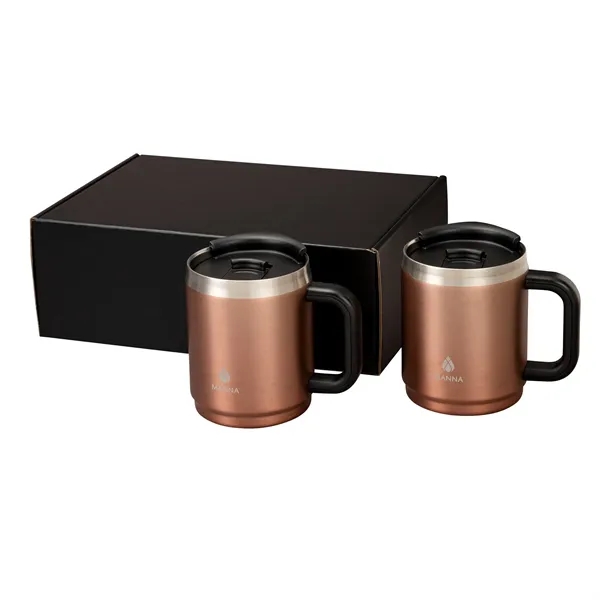 Manna™ Boulder Two-Piece Camping Mug Gift Set... from ASI 67866 Logomark/Valumark