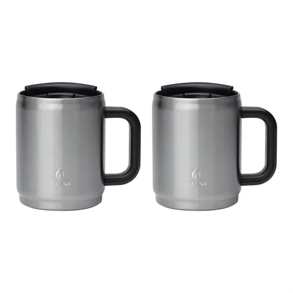 Manna™ Boulder Two-Piece Camping Mug Gift Set... from ASI 67866 Logomark/Valumark