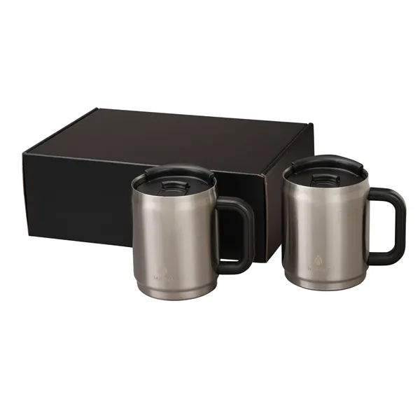 Manna™ Boulder Two-Piece Camping Mug Gift Set... from ASI 67866 Logomark/Valumark