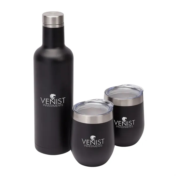 Bliss gift set with stainless steel 750ml bottle and pair of... from ASI 67866 Logomark/Valumark