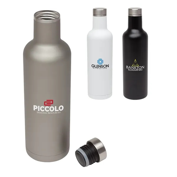 Bliss gift set with stainless steel 750ml bottle and pair of... from ASI 67866 Logomark/Valumark