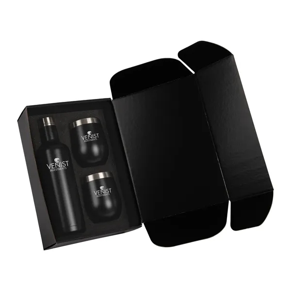 Bliss gift set with stainless steel 750ml bottle and pair of... from ASI 67866 Logomark/Valumark