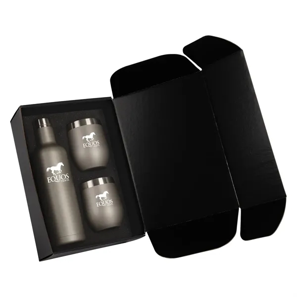 Bliss gift set with stainless steel 750ml bottle and pair of... from ASI 67866 Logomark/Valumark