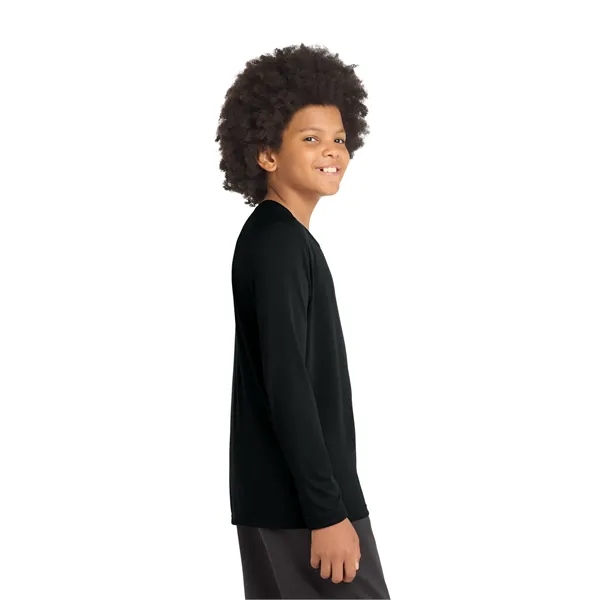 Sport-Tek Youth Posi-UV Pro Long Sleeve Tee.... from ASI 84863 SanMar
