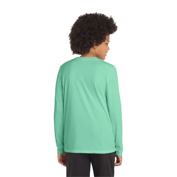 Sport-Tek Youth Posi-UV Pro Long Sleeve Tee.... from ASI 84863 SanMar