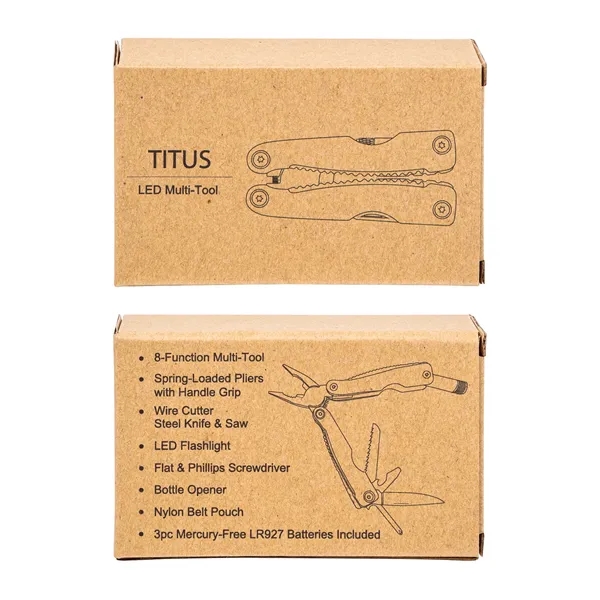 Titus LED Multi-Plier Tool... from ASI 67866 Logomark/Valumark