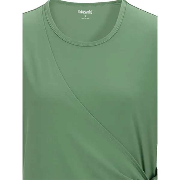 Edwards Garment - Women's Pocketless Soft Wrap Blouse... from ASI 86018 Scrub Authority / Uniform Stores