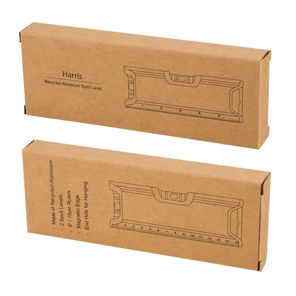 Harris Recycled Aluminum Spirit Level... from ASI 67866 Logomark/Valumark