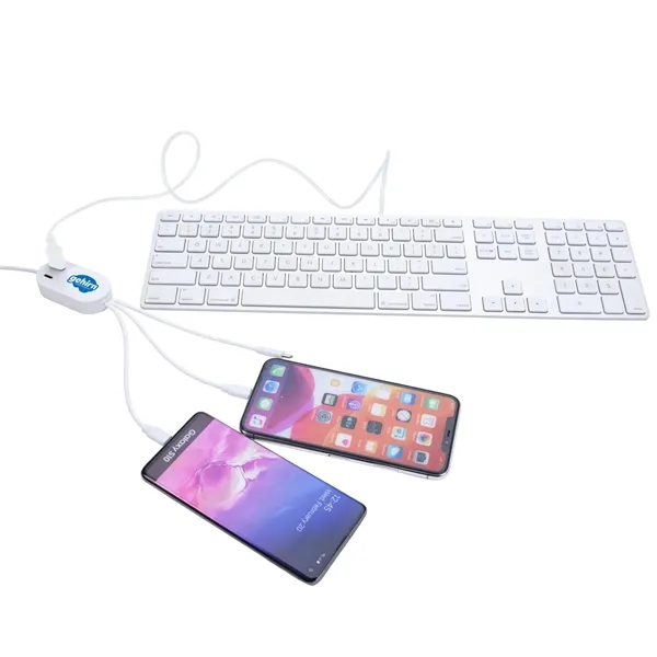 DualLink Charging Cable 2A with USB Hub... from ASI 40480 Koozie Group