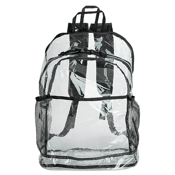 6" x 18" x 13" Havelock clear backpack with adjustable polyester... from ASI 67866 Logomark/Valumark / Valumark™
