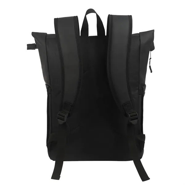 Casey PU Roll-Top Laptop Backpack... from ASI 67866 Logomark/Valumark