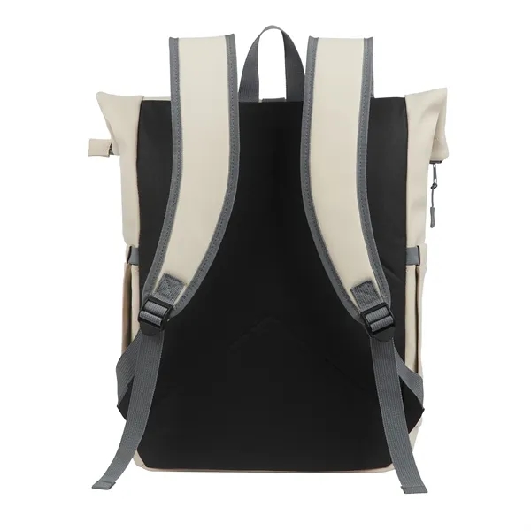 Casey PU Roll-Top Laptop Backpack... from ASI 67866 Logomark/Valumark