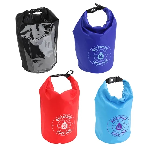 Waterproof Gear Bag With Touch-Thru Pouch... from ASI 36730 Ariel Premium Supply Inc