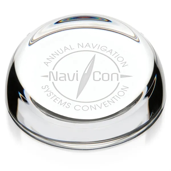 Clear Slant-Top Paperweight... from ASI 40480 Koozie Group / Norwood