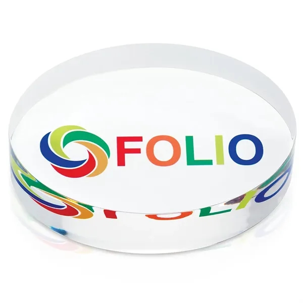 Oval Acrylic Paperweight... from ASI 40480 Koozie Group / Norwood