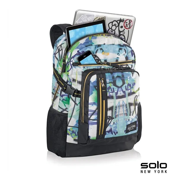 7" x 18" x 12.5" backpack with New York City design;... from ASI 67866 Logomark/Valumark