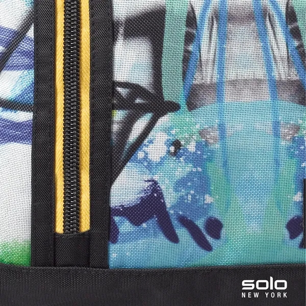 7" x 18" x 12.5" backpack with New York City design;... from ASI 67866 Logomark/Valumark