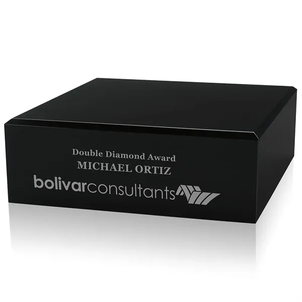 Square Black Glass Base... from ASI 40480 Koozie Group / Norwood