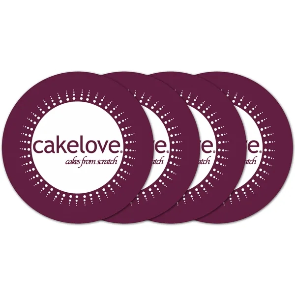 Circle Vinyl Coaster (Set of 4)... from ASI 35730 Americanna Co