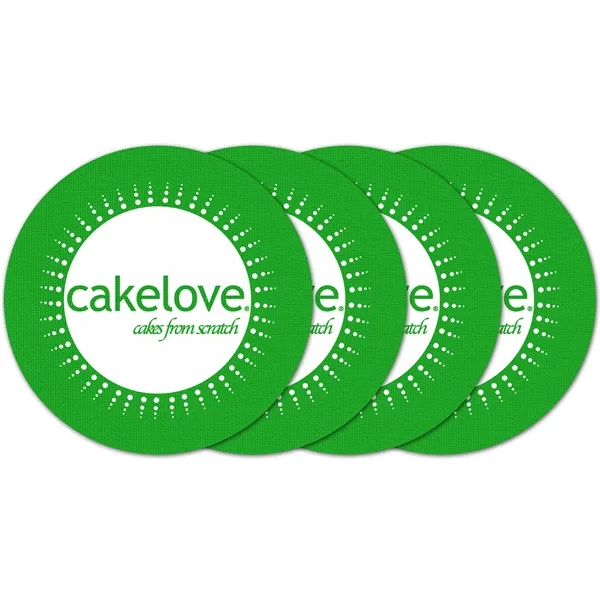 Circle Vinyl Coaster (Set of 4)... from ASI 35730 Americanna Co