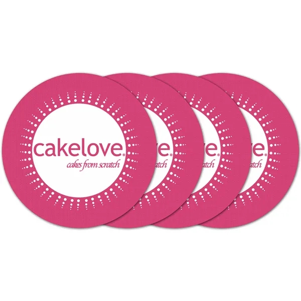 Circle Vinyl Coaster (Set of 4)... from ASI 35730 Americanna Co