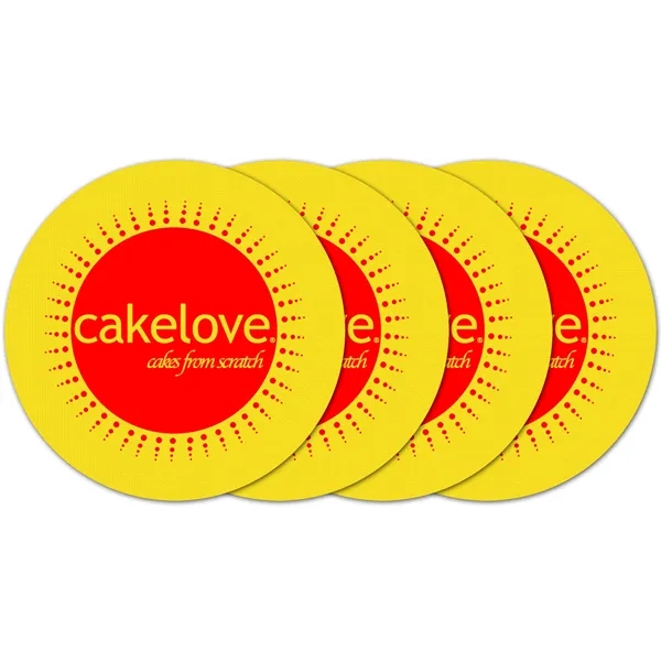 Circle Vinyl Coaster (Set of 4)... from ASI 35730 Americanna Co