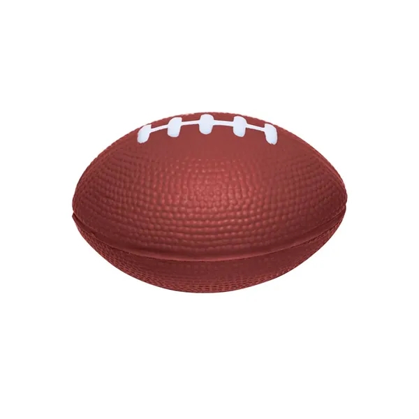 Football shaped stress reliever made of polyurethane foam.... from ASI 68507 The Magnet Group / Perfect Line