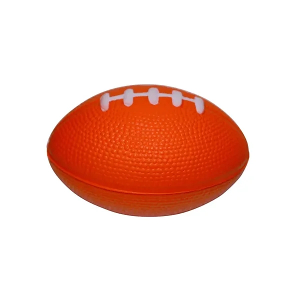 Football shaped stress reliever made of polyurethane foam.... from ASI 68507 The Magnet Group / Perfect Line