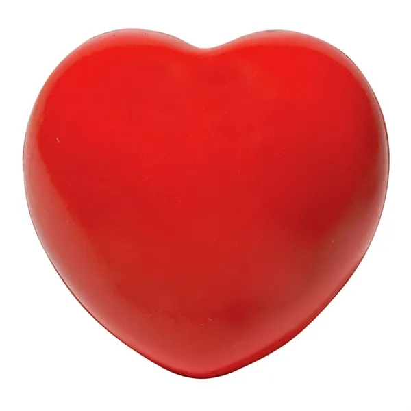 Red heart shaped stress reliever made of polyurethane foam.... from ASI 68507 The Magnet Group / Perfect Line